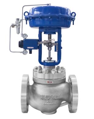 cage guided globe control valve